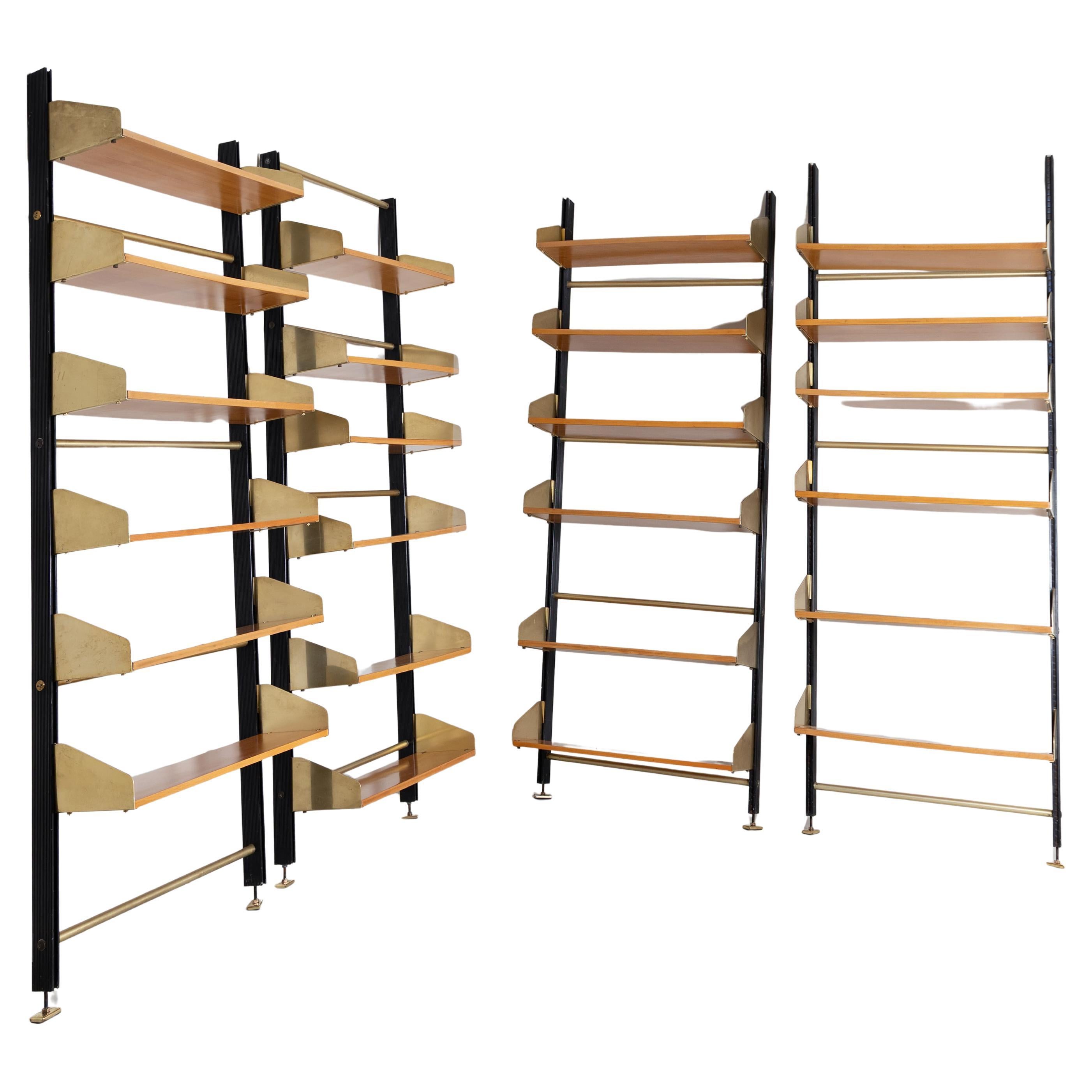 Librerie Feal 1960, set da 4