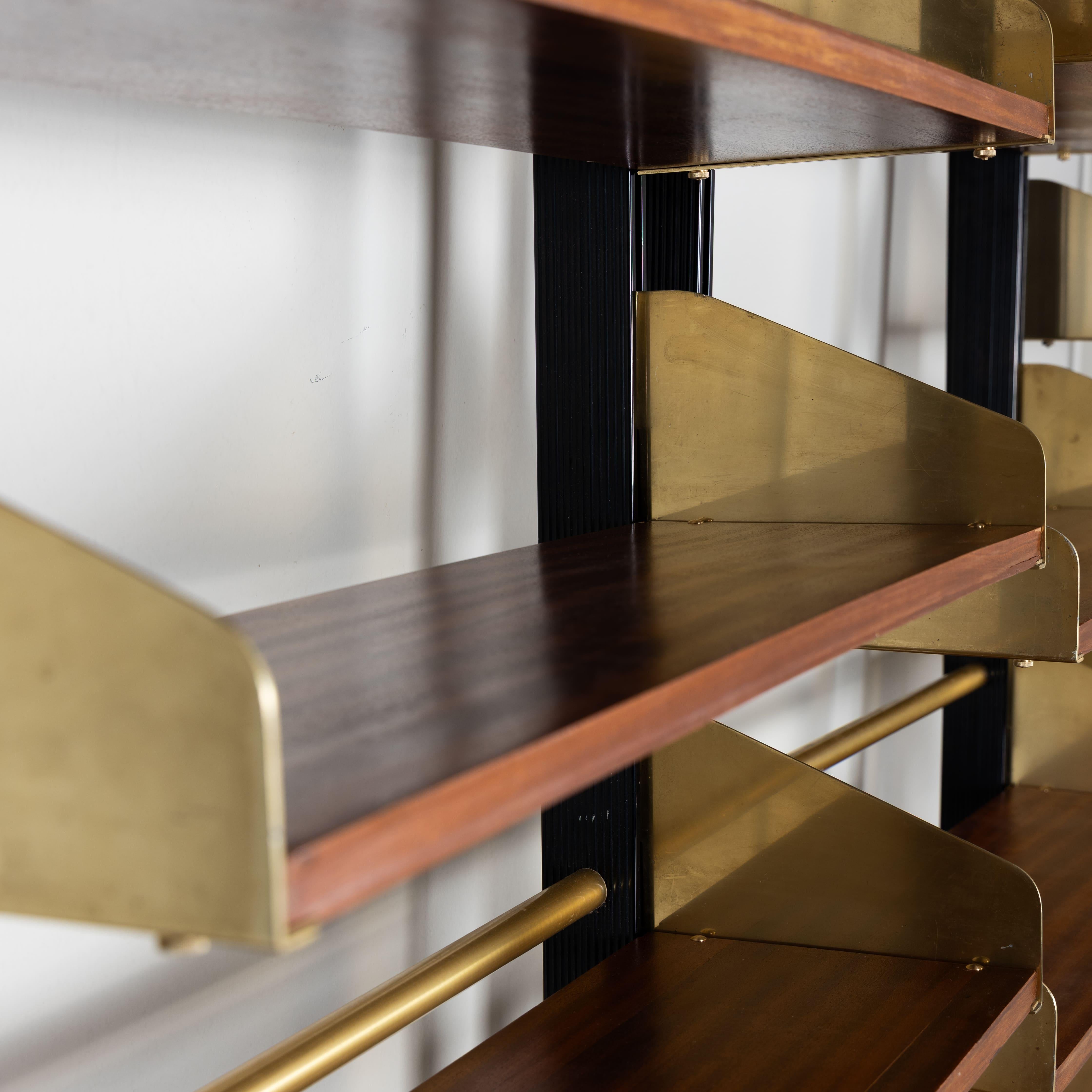 Metallo Librerie modello Feal 1960, set di 3 pezzi in vendita