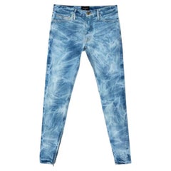 Fear Of God Indigo Acid Washed Denim Slim Fit Selvedge Jeans M