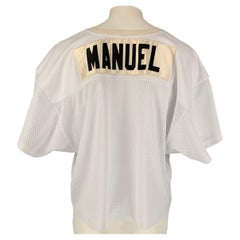 FEAR OF GOD Manuel Fifth Collection Size L/XL White Polyester / Silk Jersey 