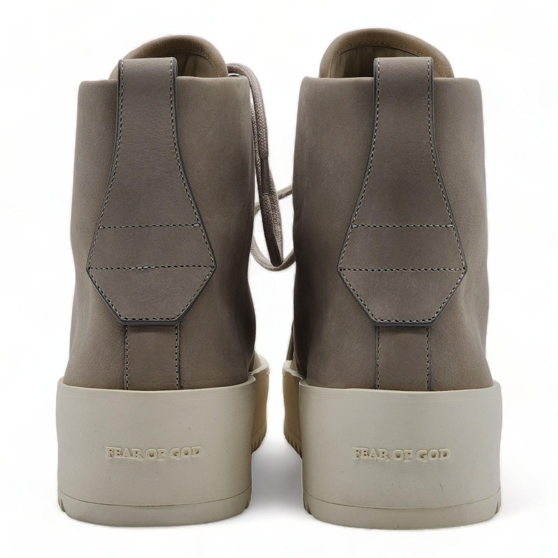 Gray Fear of God Nubuck Leather Hiking Sneaker 'Perla' For Sale