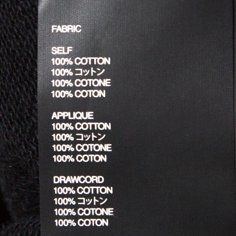 Fear of God Sixth Collection Black Logo Appliqued Mock Neck Sweatshirt S 1