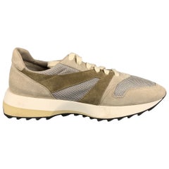 FEAR OF GOD taglia 11 Grigio farina d'avena, scarpe da ginnastica in pelle scamosciata Up & Up