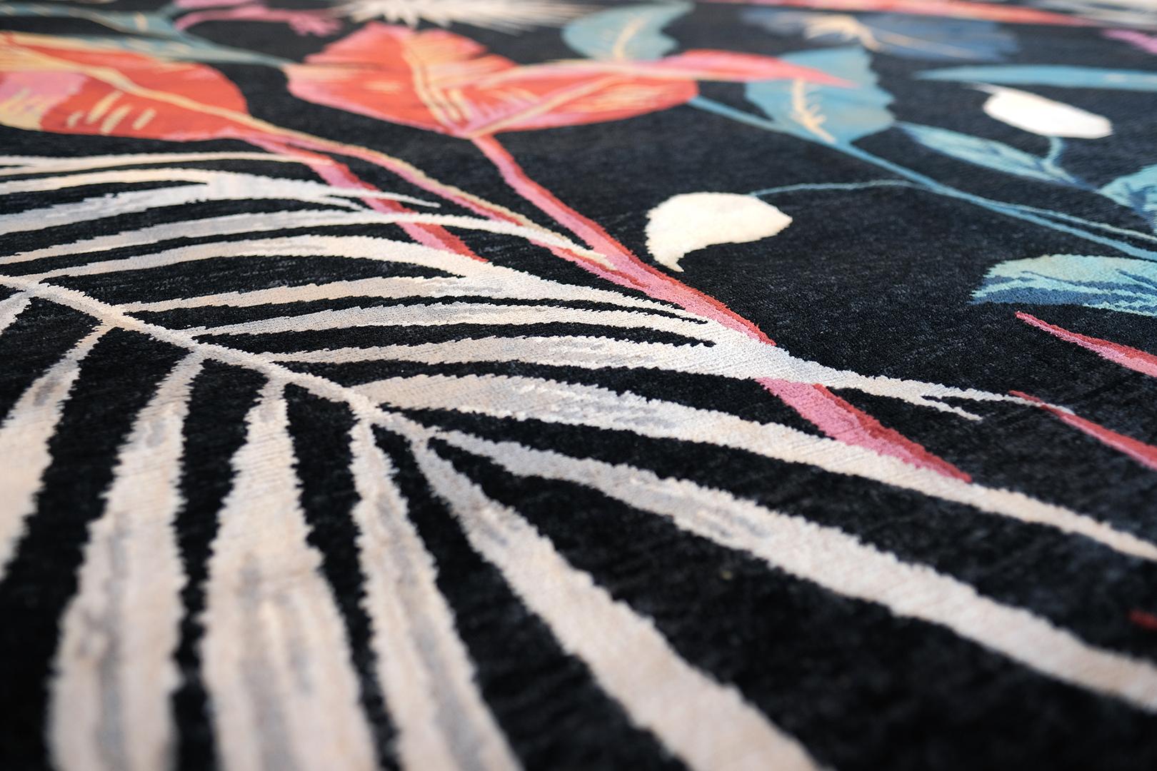 Mehraban Fearful Symmetry Rug by Liesel Plambeck In New Condition For Sale In WEST HOLLYWOOD, CA