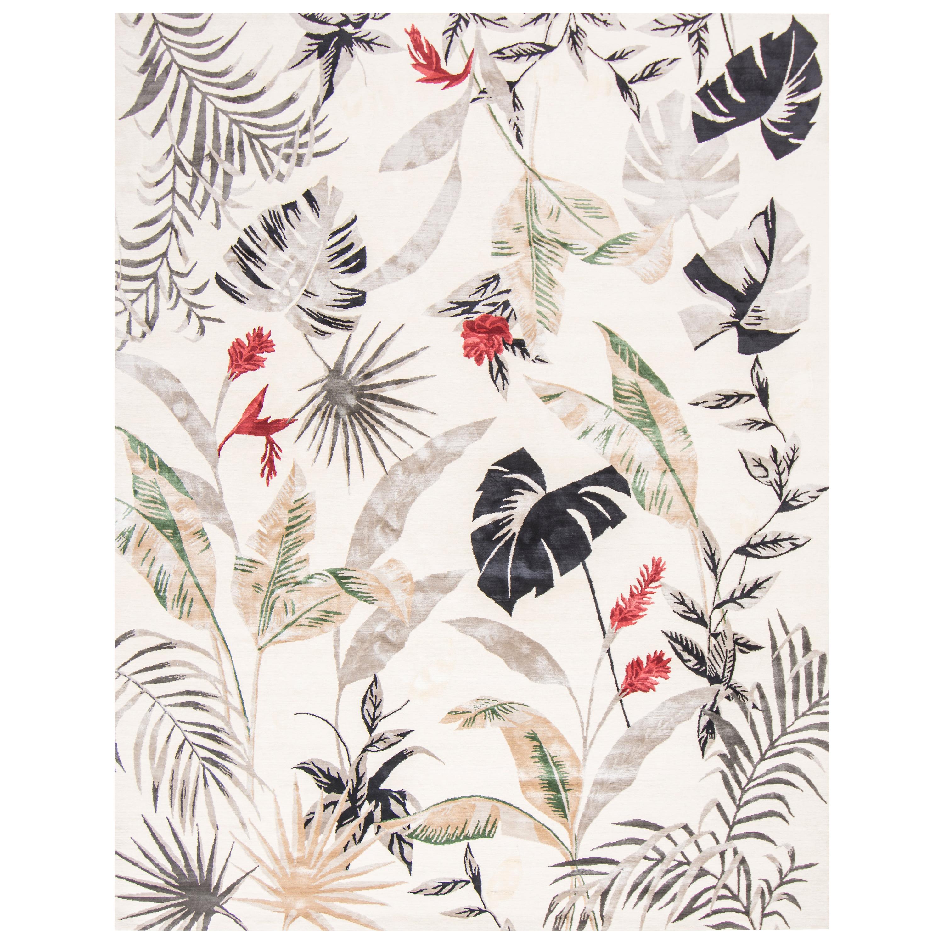 Mehraban Fearful Symmetry Rug by Liesel Plambeck For Sale
