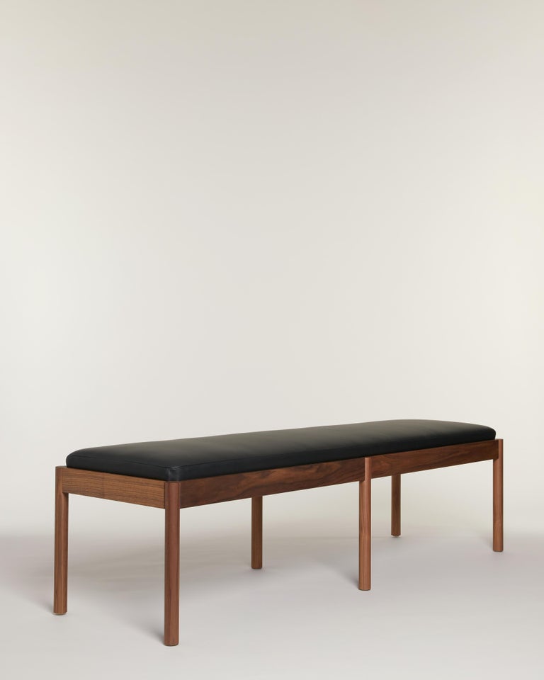 Feast Bench is the newest member of our Feast Collection. The leather cushion is handmade by upholstery masters. The Feast Bench is sleek and comfortable. Its minimalist look fits many environments.

COM is available. Please inquire about