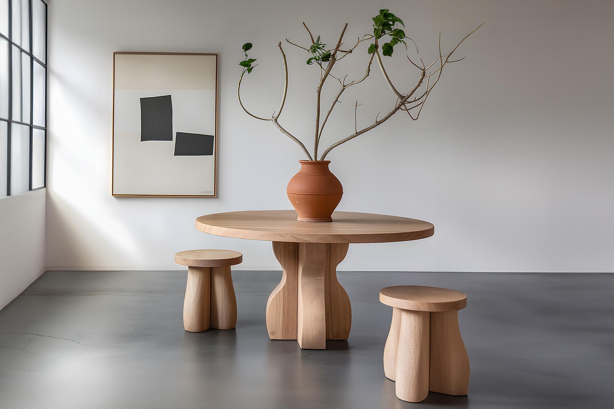 Moderno Festeggia con stile, Tavoli da sala da pranzo Socle, Eleganza Artigianale No33 in vendita