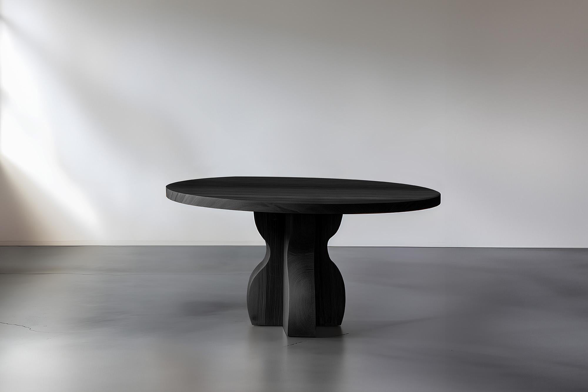 Fatto a mano Festeggia con stile, Tavoli da sala da pranzo Socle, Eleganza Artigianale No33 in vendita