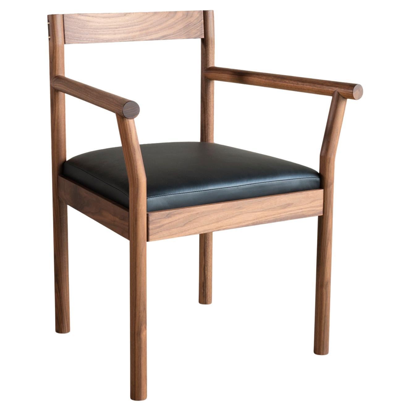 Feast Walnut Armchair by Bowen Liu