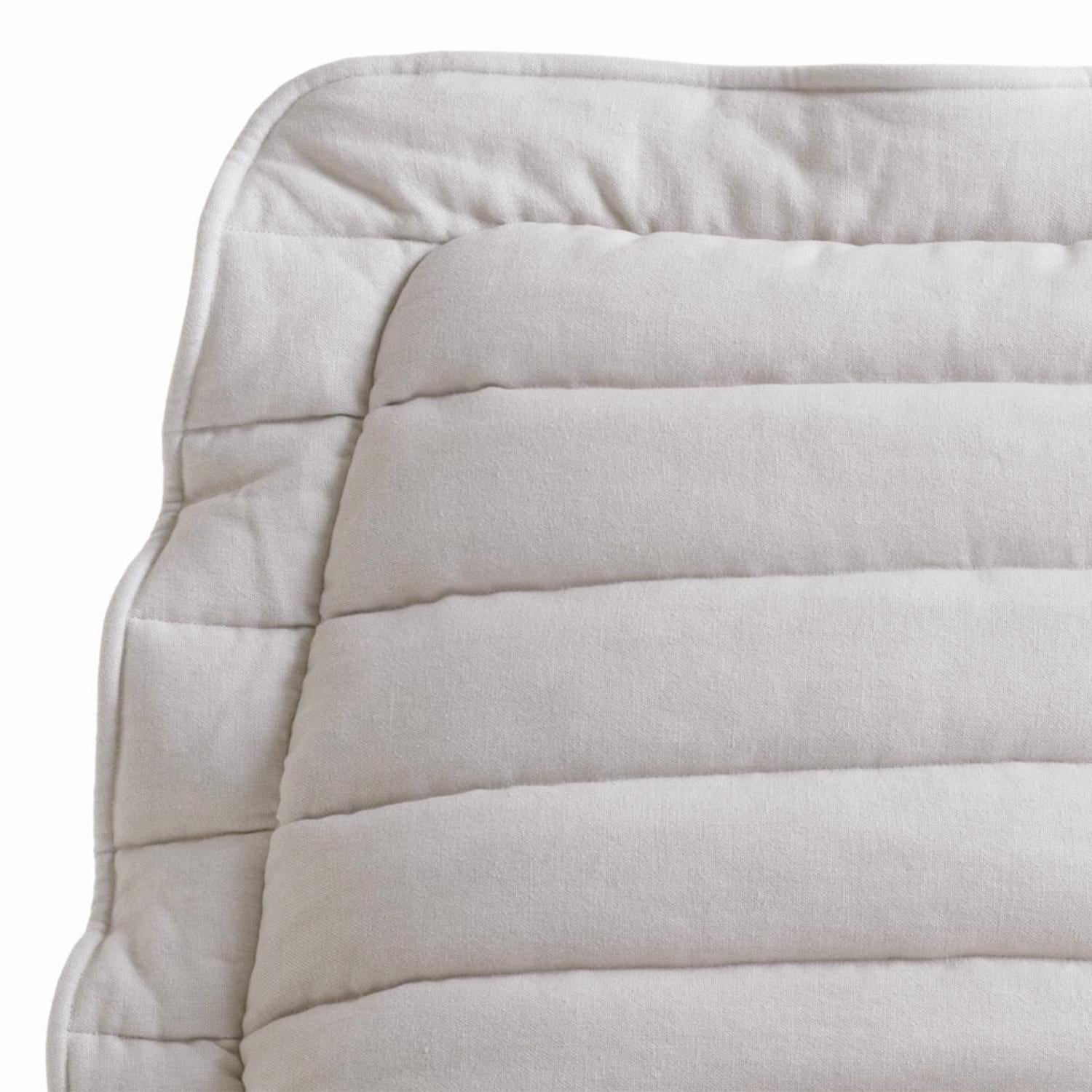 Sessel Feder Creme Weiß im Zustand „Neu“ im Angebot in Paris, FR