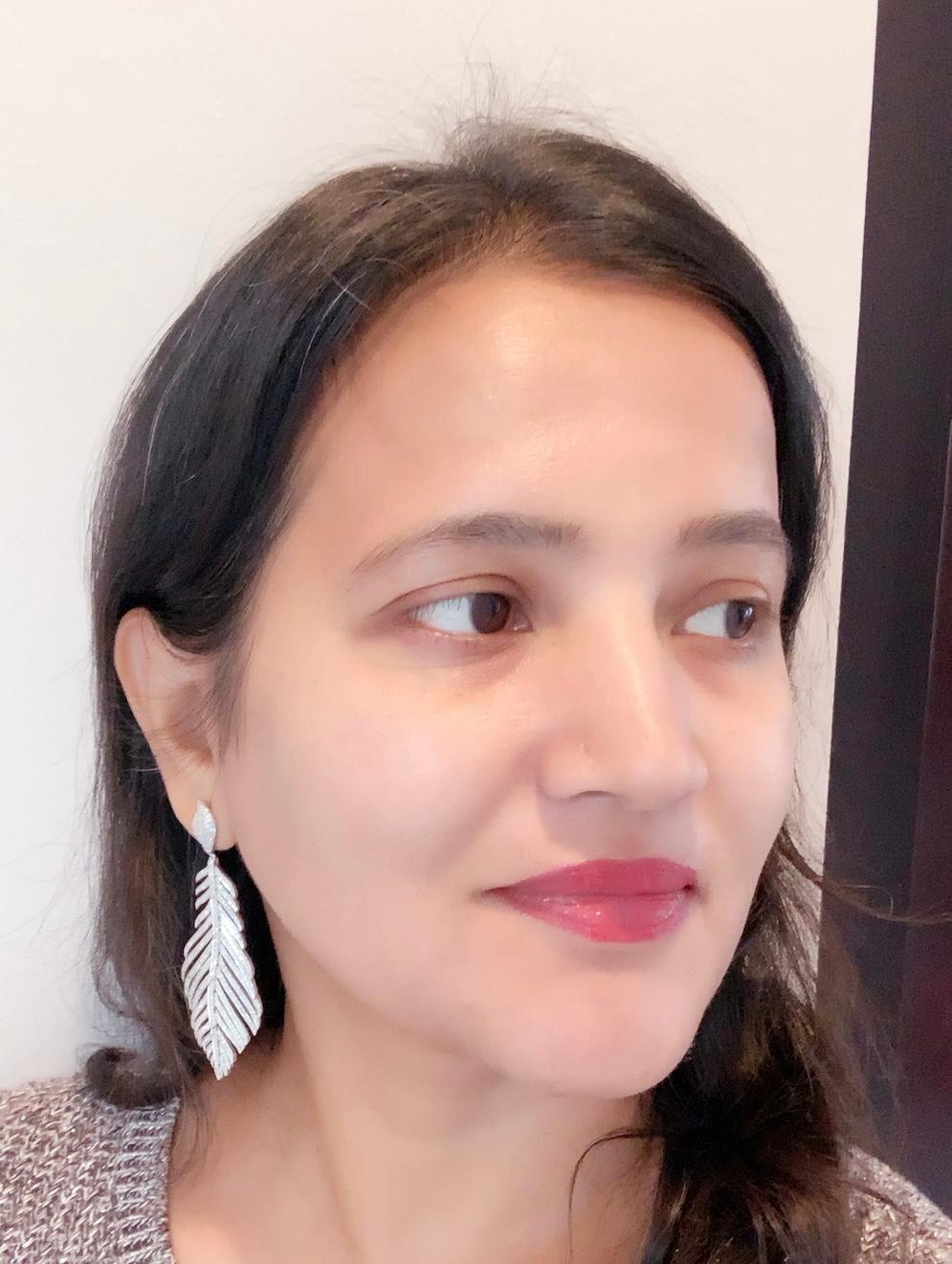 Contemporary Feather Diamond Earrings For Sale