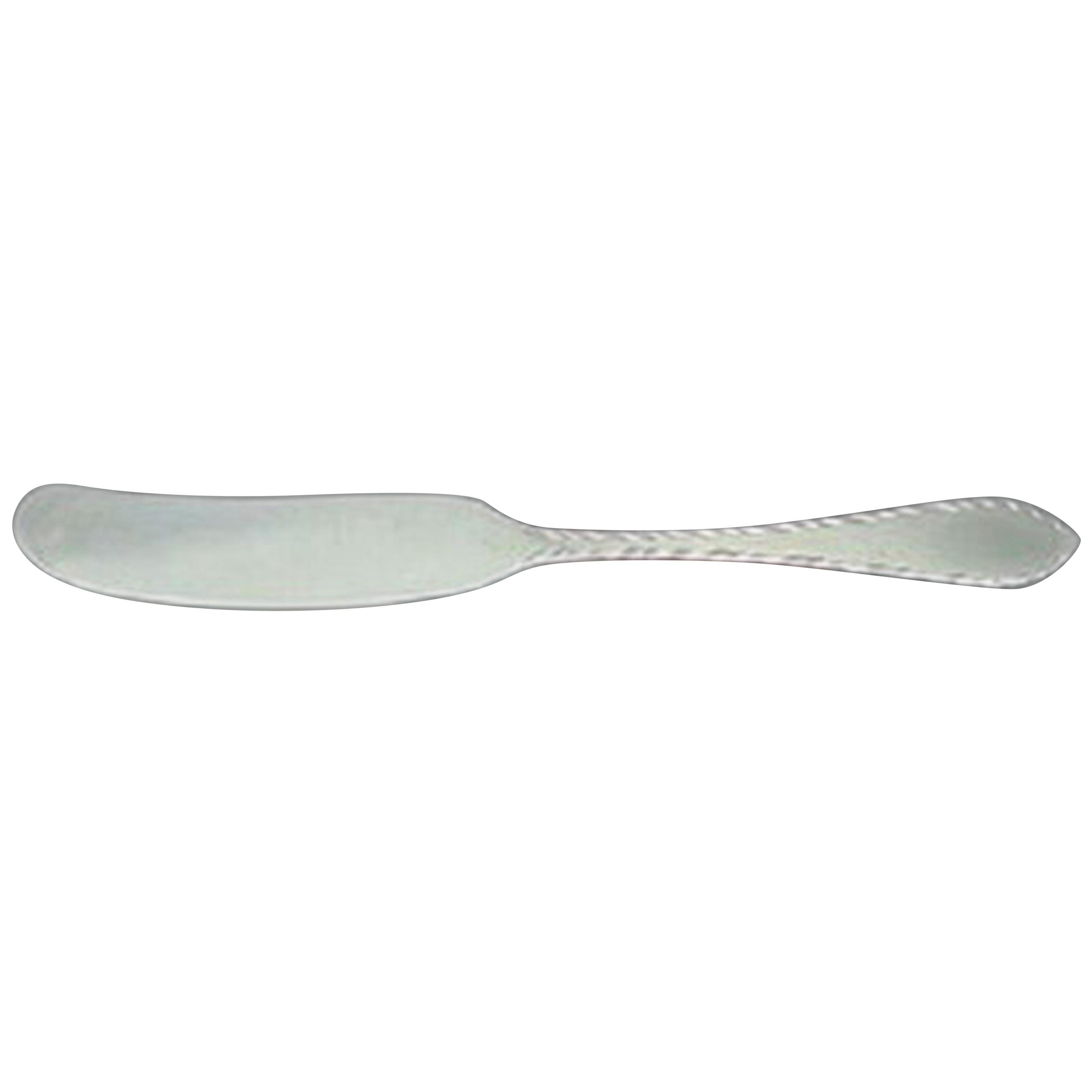 Lap over Edge Plain by Tiffany and Co. Sterling Silver Butter Spreader