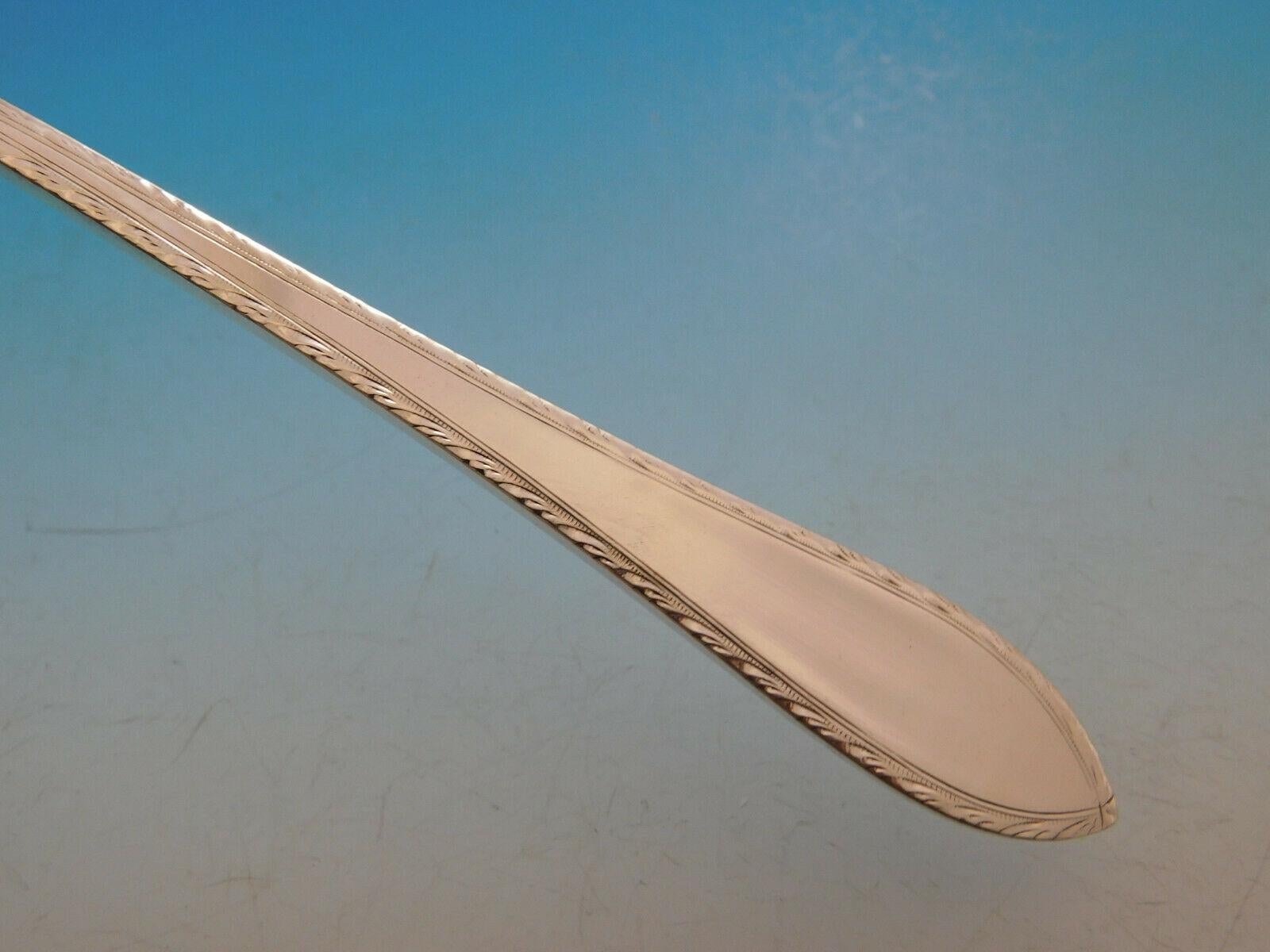 Feather Edge by Tiffany Sterling Silver Flatware Service 8 Set 93 Pc Dinner In Excellent Condition In Big Bend, WI