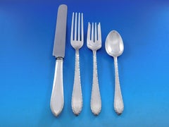 Feather Edge by Tiffany Sterling Silver Flatware Set 12 Service 74 pieces