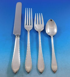 Feather Edge by Tiffany Sterling Silver Flatware Set for 12 Service 72 Pcs