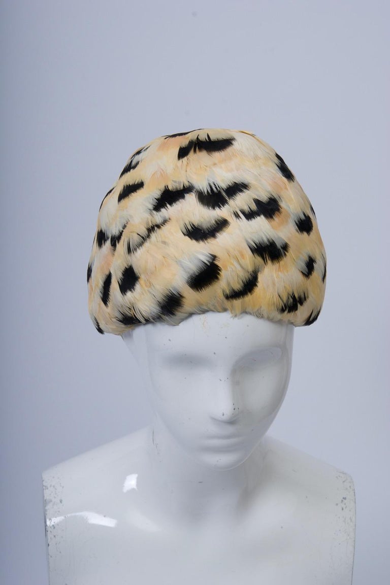 Feather Hat with Tassel For Sale 5