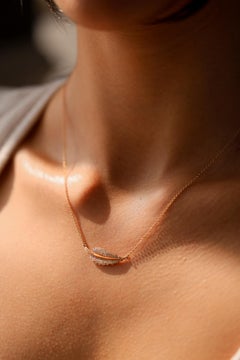Feather Pendant 0.28 cts.