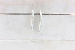 Feather Silver Earrings