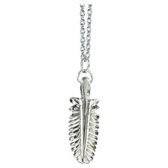 Feather (Sterling Silver Pendant) by Ken Fury