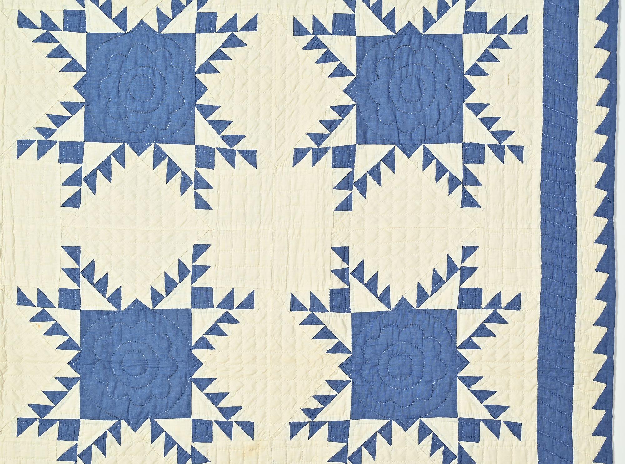 Country Feathered Stars Quilt