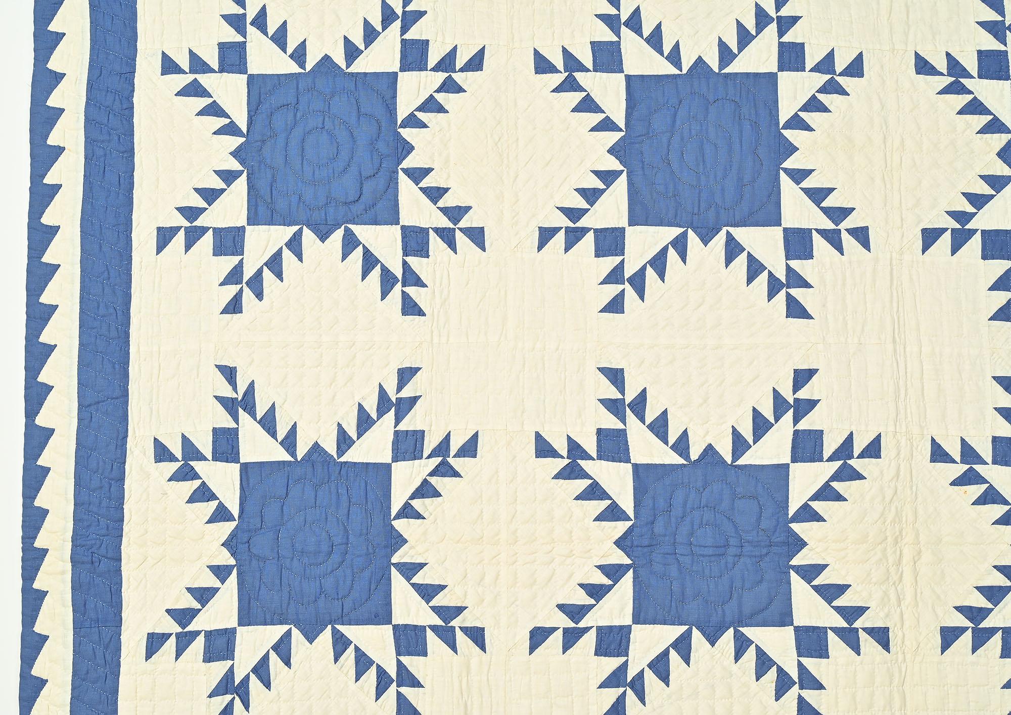 American Feathered Stars Quilt