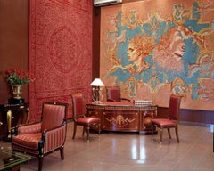 "Feb & Diana" Museum-Quality Art Rug  Mature Mannerism Style Wool Masterpiece