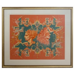 Peinture originale pour la décoration d'intérieur de luxe Feb & Diana