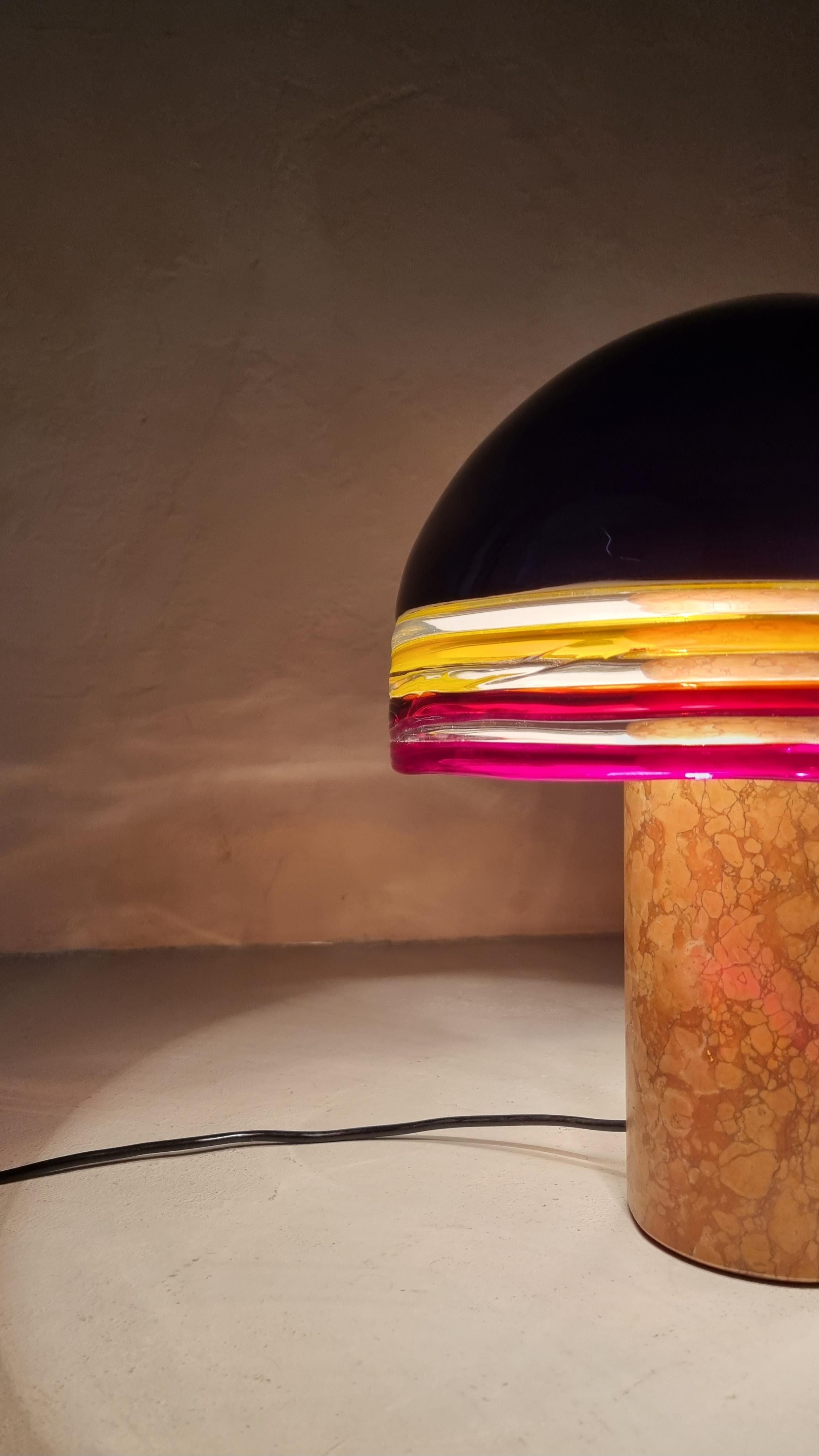 Mid-Century Modern Febo Table lamp by Robero Pamio and Renato Toso for Leucos 1970