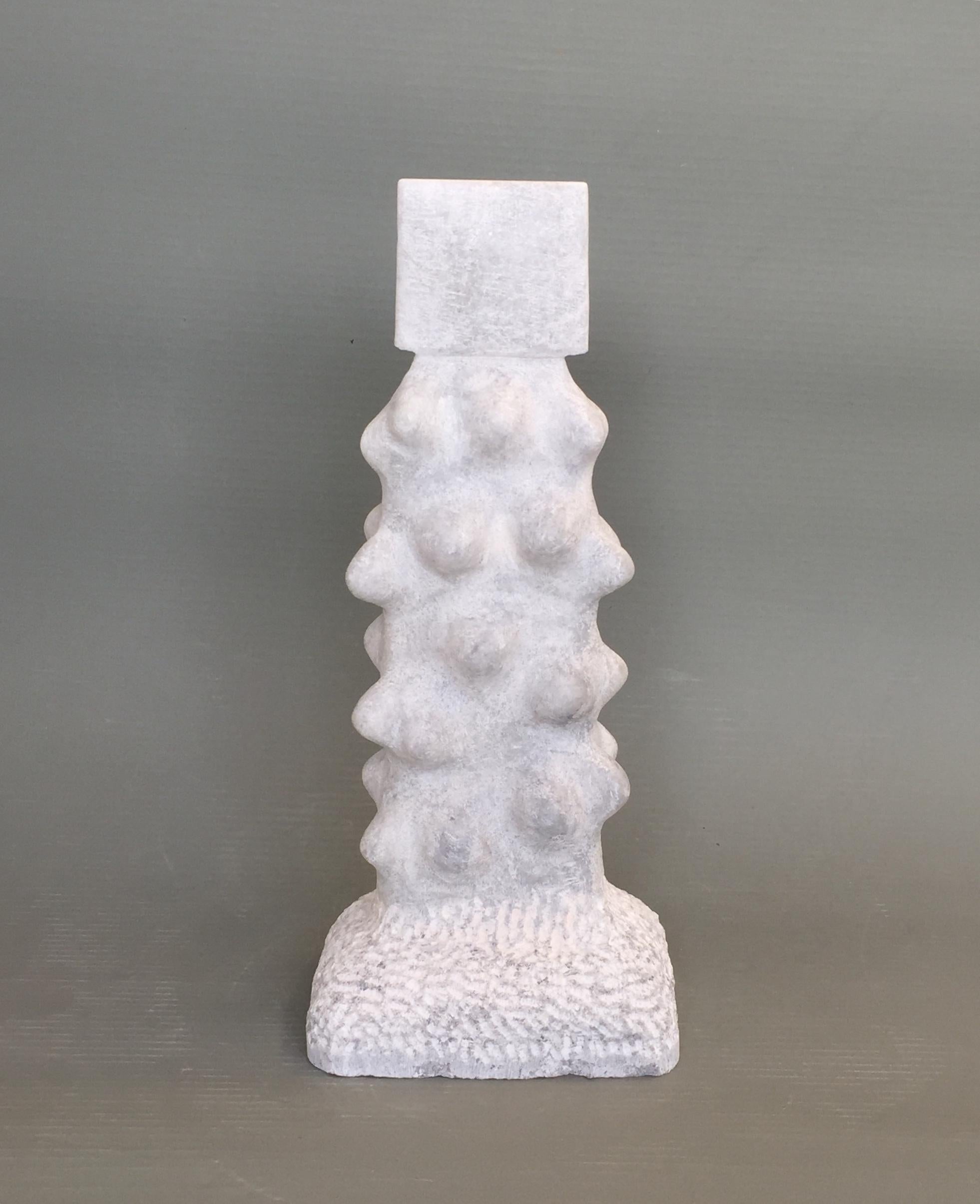 Post-Modern February Contemporary Marble Sculpture by Tom Von Kaenel For Sale