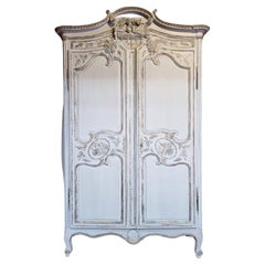 Cabinet de mariage de Fécamp, Normandie, période de transition, chêne patiné, 18e