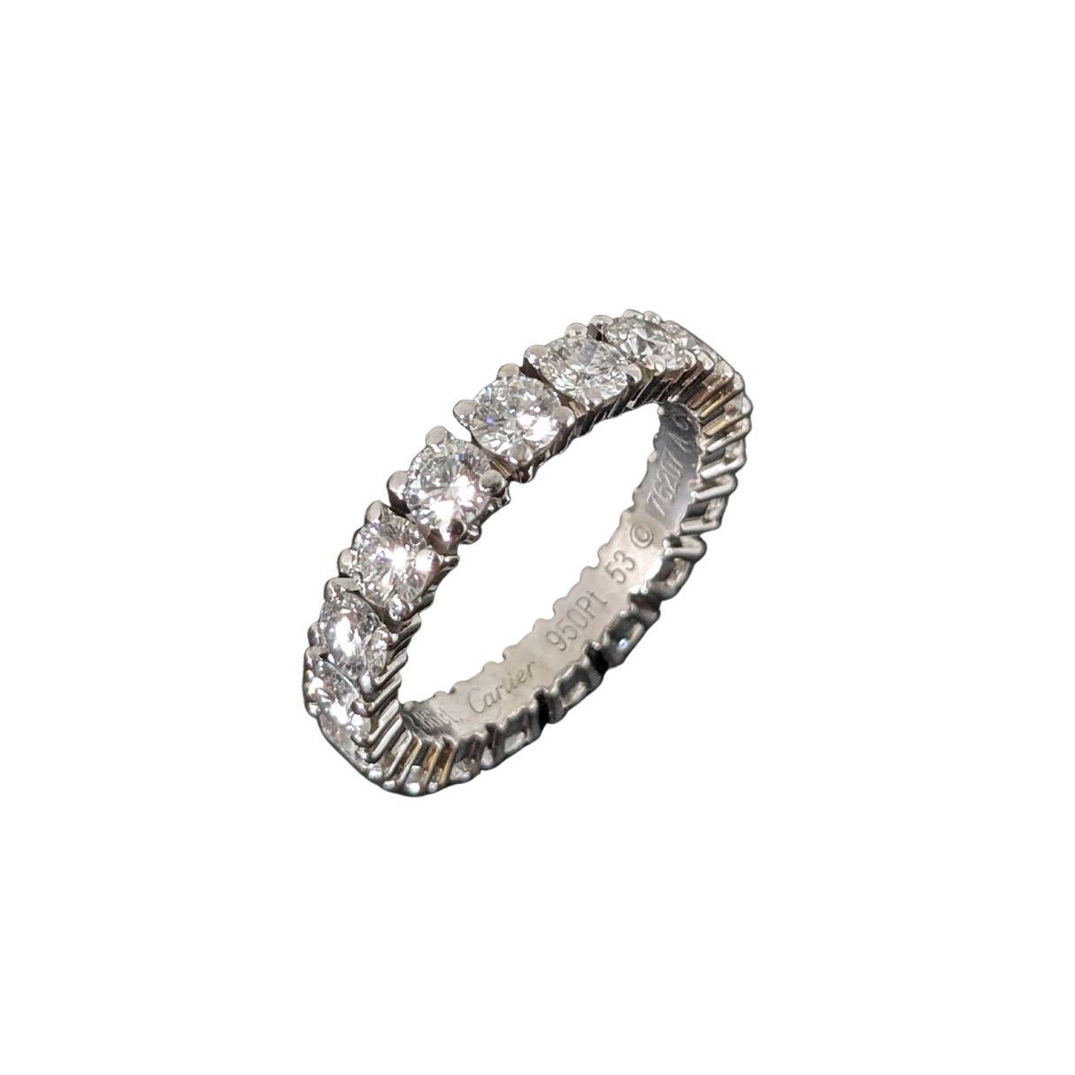 Taglio brillante Fede Cartier Destinee in Platino e Diamanti 2,56 carati