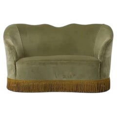 Fede Cheti Italian Velvet Loveseat