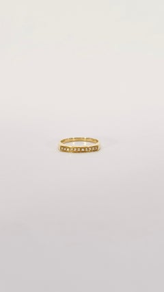 18kt Gold and Diamonds Wedding Band