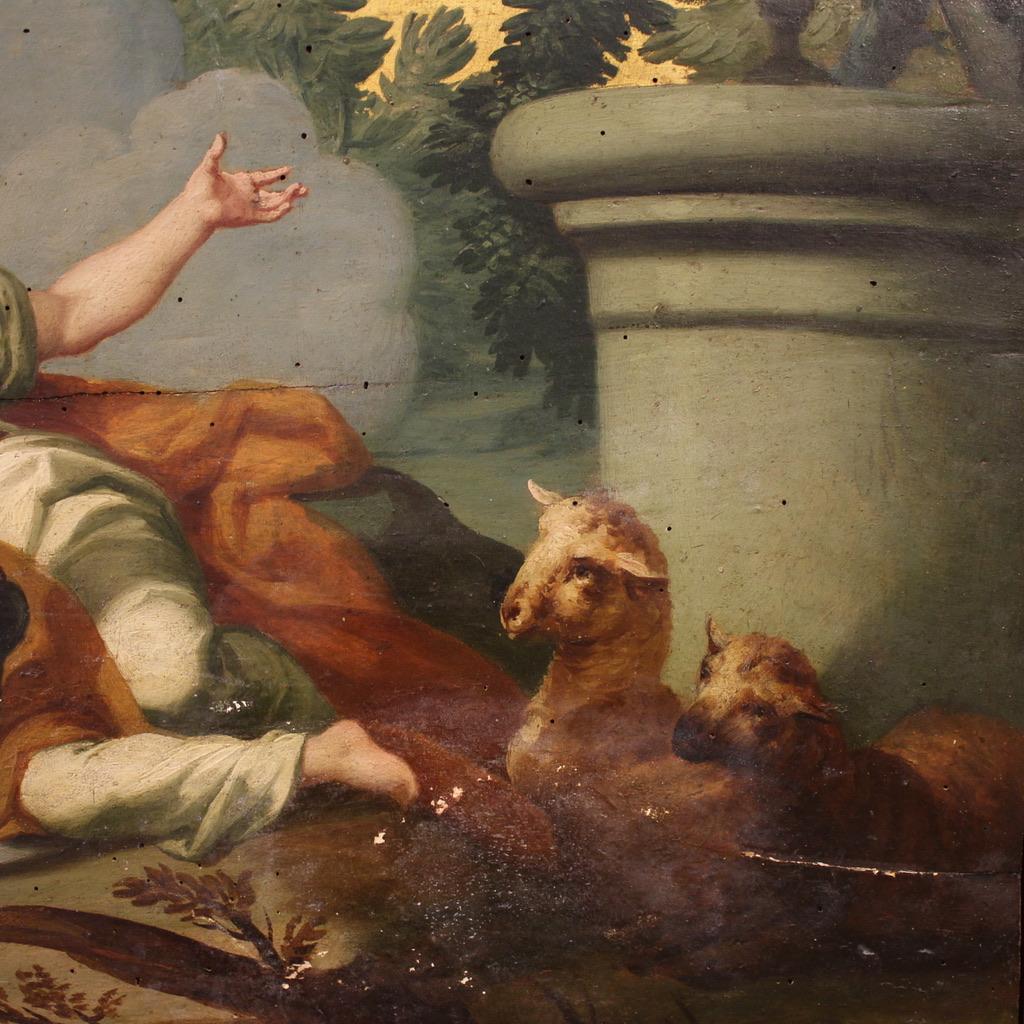 18. Jahrhundert Öl auf Tafel Italienisches mythologisches Gemälde, 1760 im Angebot 6