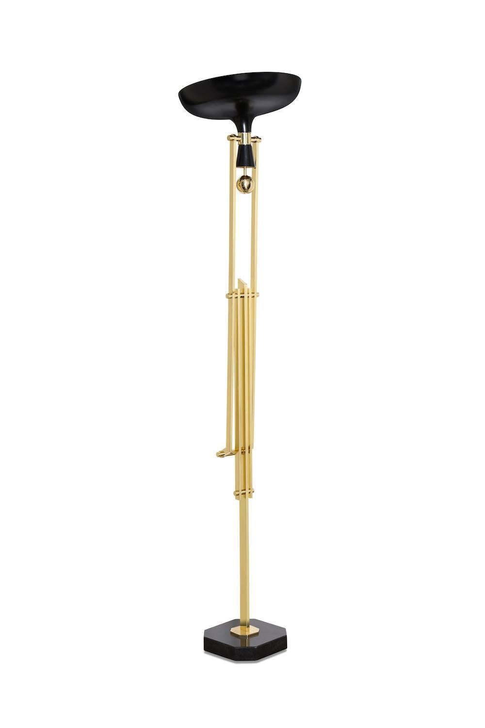 Contemporary Fedele Papagni Floor Lamp For Sale
