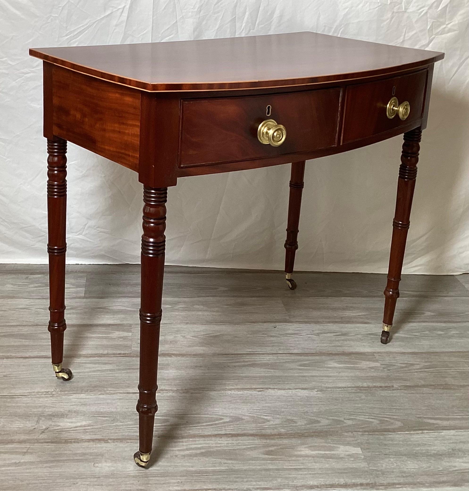 Early 19th Century Federal 2 Drawer Huntboard, Serving Table For Sale