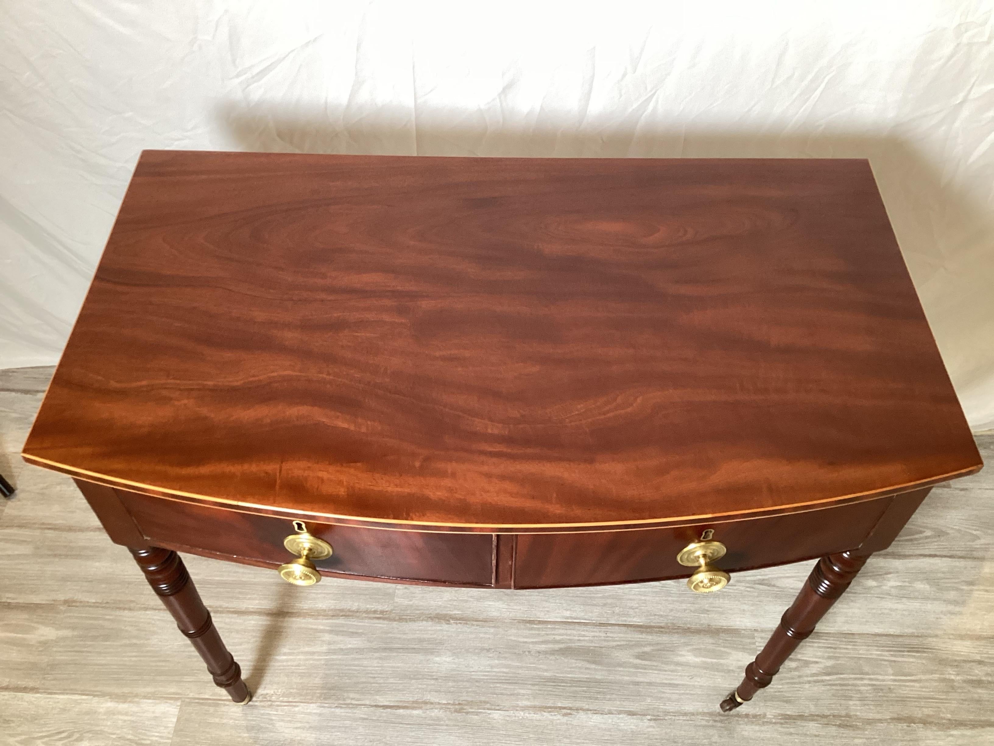 Federal 2 Drawer Huntboard, Serving Table For Sale 3
