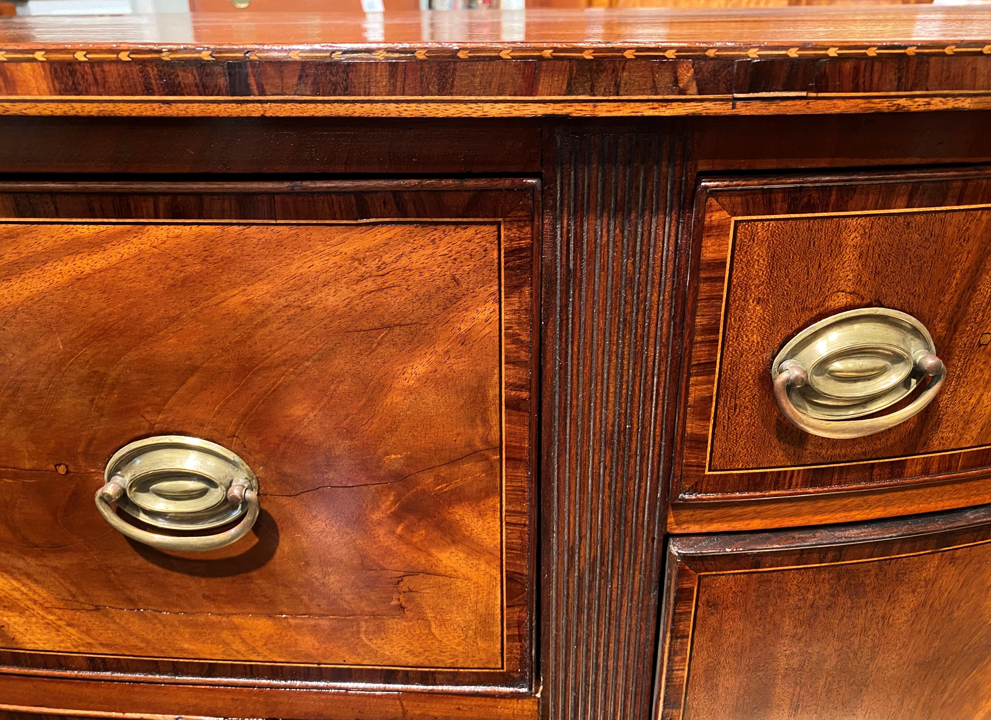 Federal Boston Mahogany Sideboard Attributed to the Seymour Workshop 4