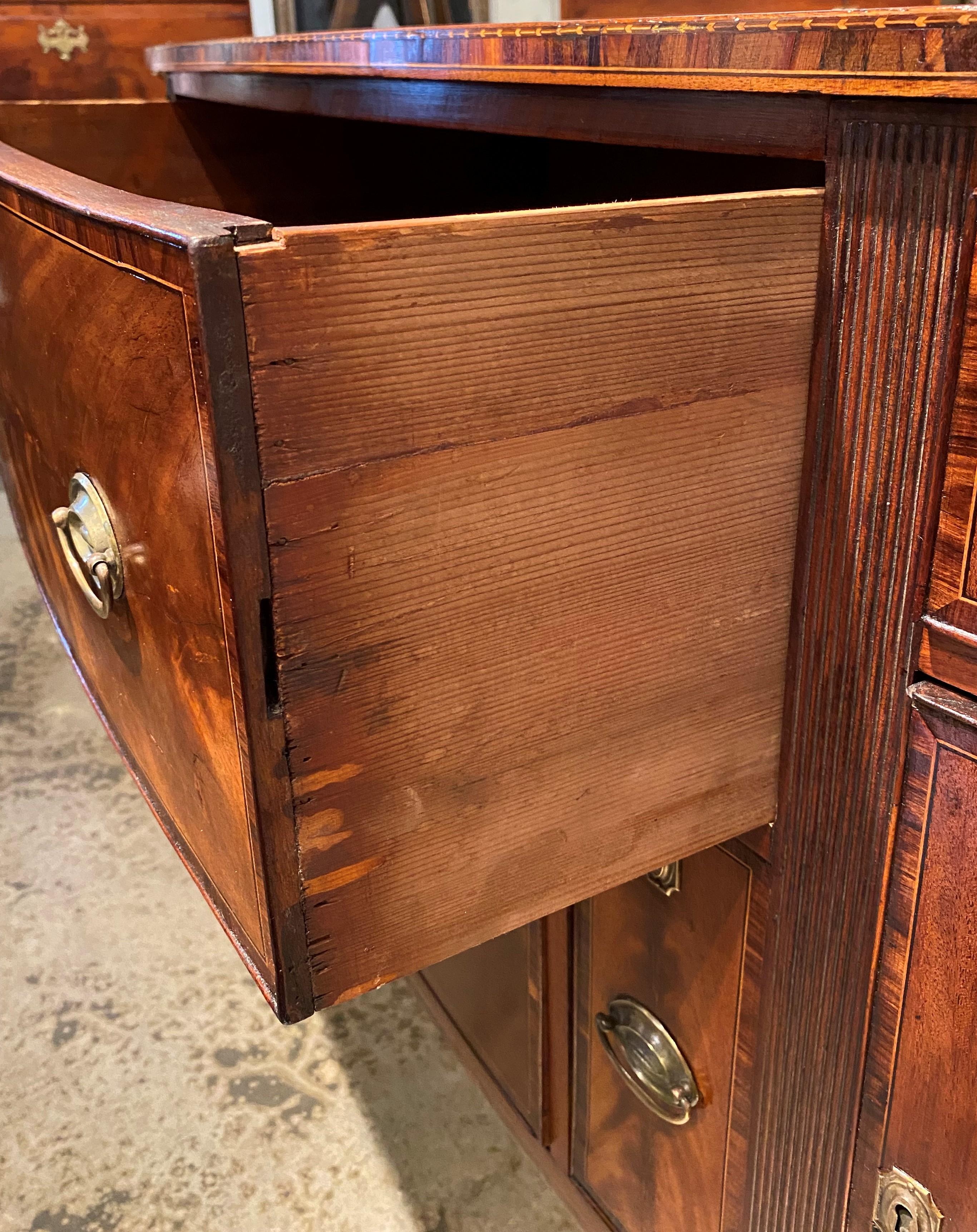 Federal Boston Mahogany Sideboard Attributed to the Seymour Workshop 5