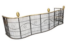 Feder parafuoco in ottone e filo metallico