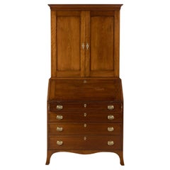 Antique Federal Cherrywood Bureau Cabinet / Desk, circa 1790