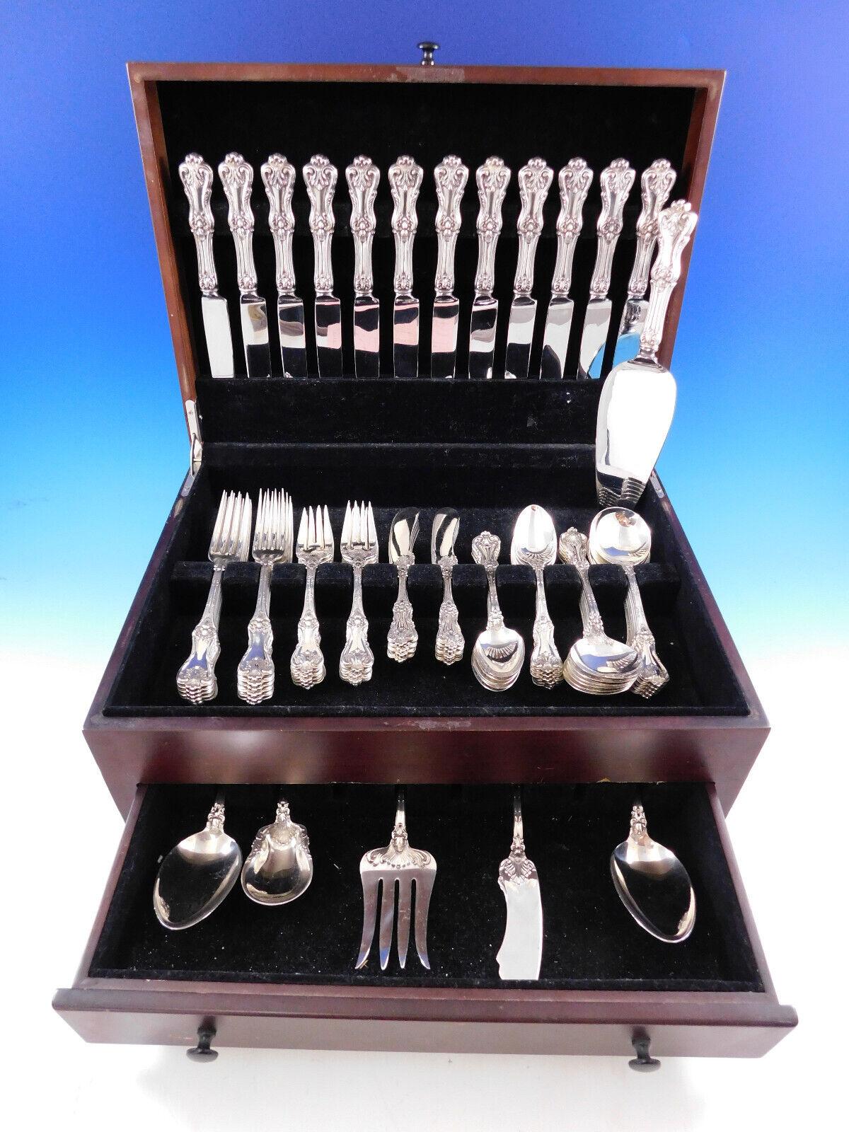 Federal Cotillion, a stately flatware design rich with ornamentation graces this uniquely shaped pattern. Federal Cotillion features intricate shell detailing involving both the stem and the handle. An elegant addition to any table.
 
FEDERAL