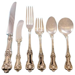 Federal Cotillion, Frank Smith Sterling Silver Flatware Set of 8 Service 53 Pcs