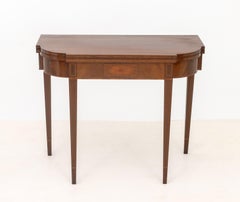 Federal Hepplewhite Mahogany Card Table, ca. 1790