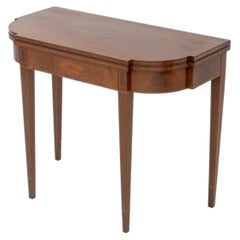 Federal Hepplewhite Mahogany Card Table, ca. 1790