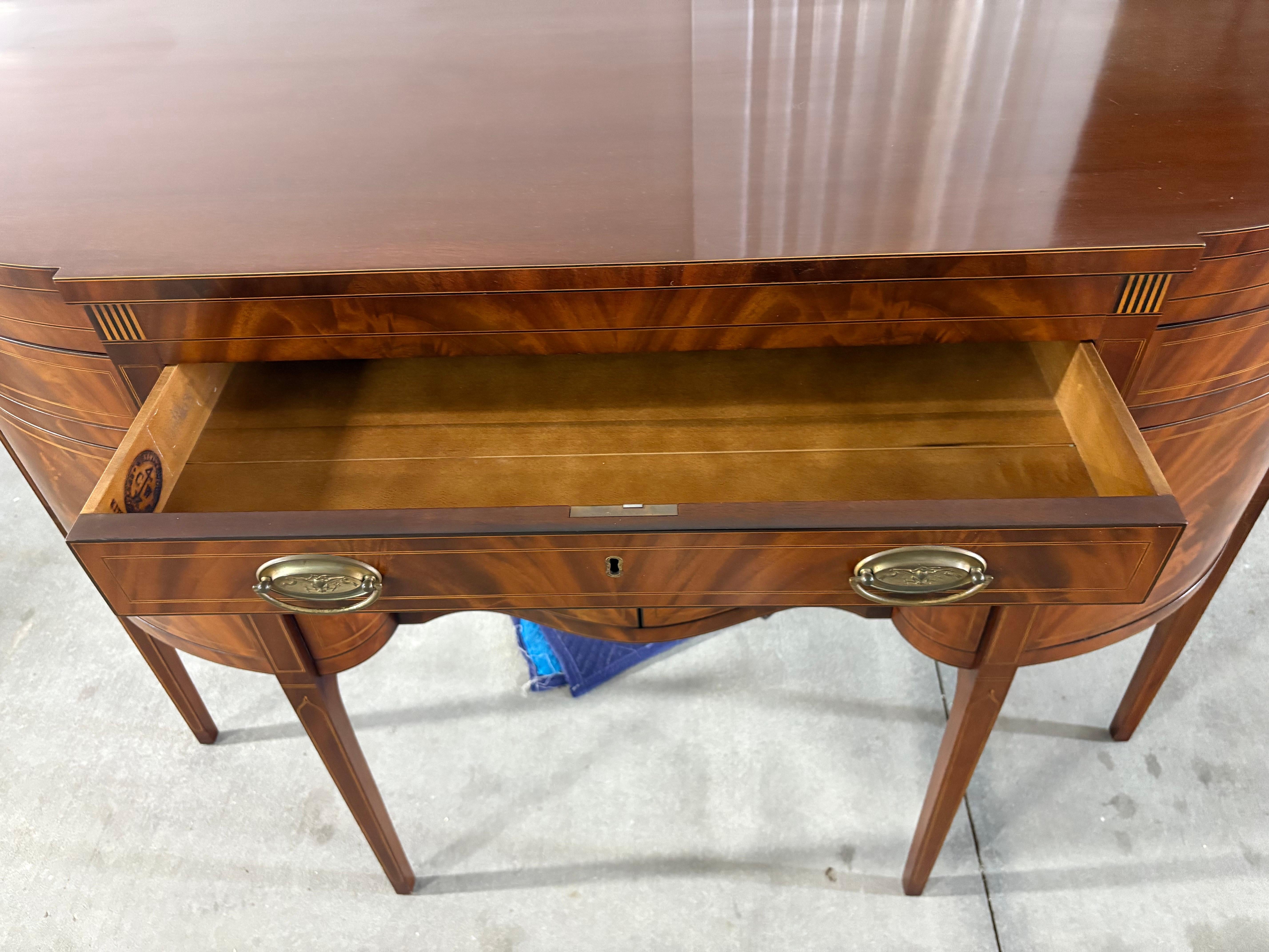 Credenza Feder in mogano intarsiato di Kittinger, XX secolo in vendita 2