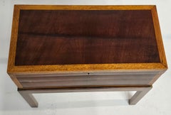 Federal Mahogany and Birdseye Maple Lap Desk on Stand, Circa 1810s