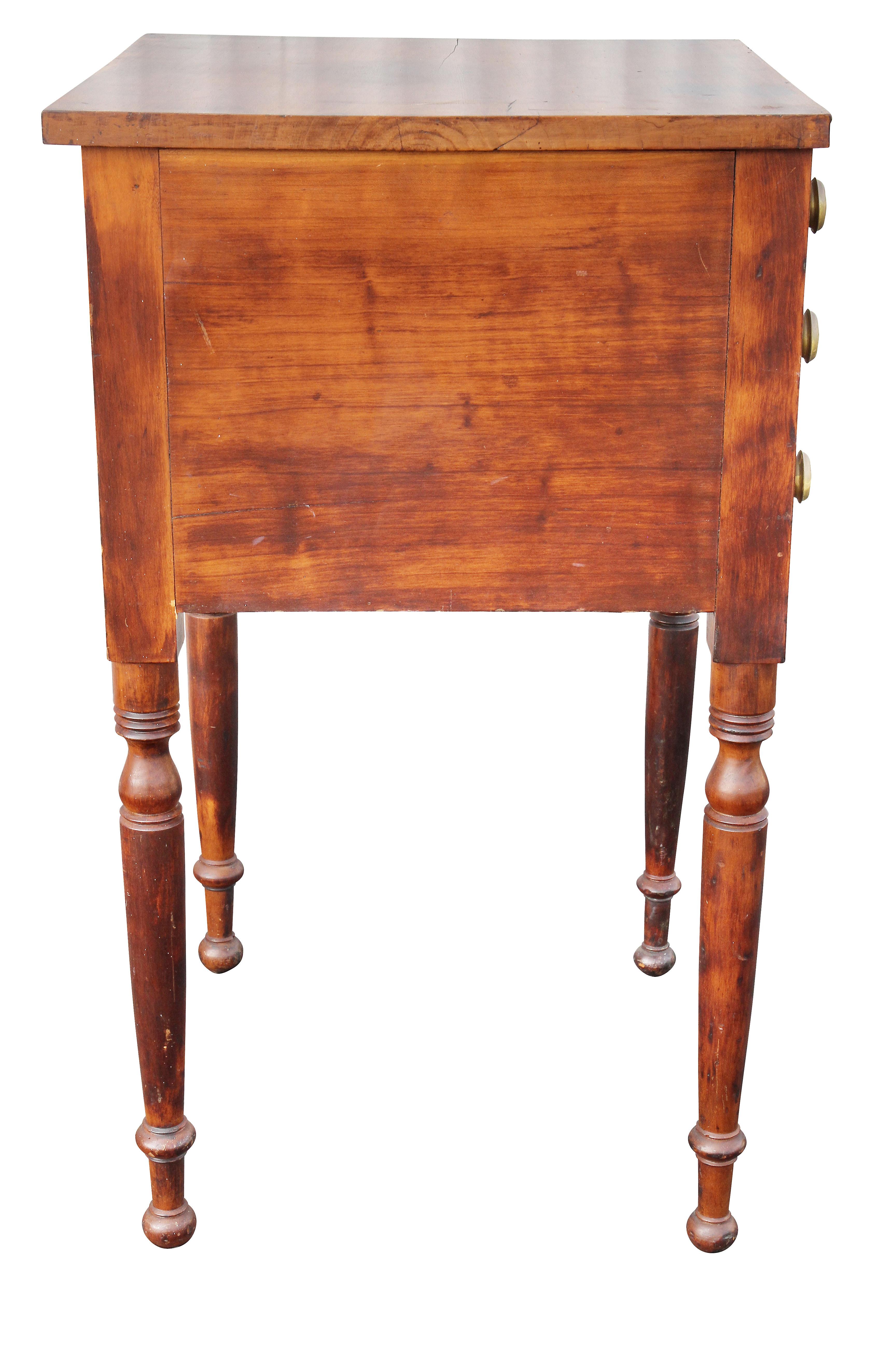 Federal Mahogany Bedside Table 3