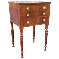 Federal Mahogany Bedside Table