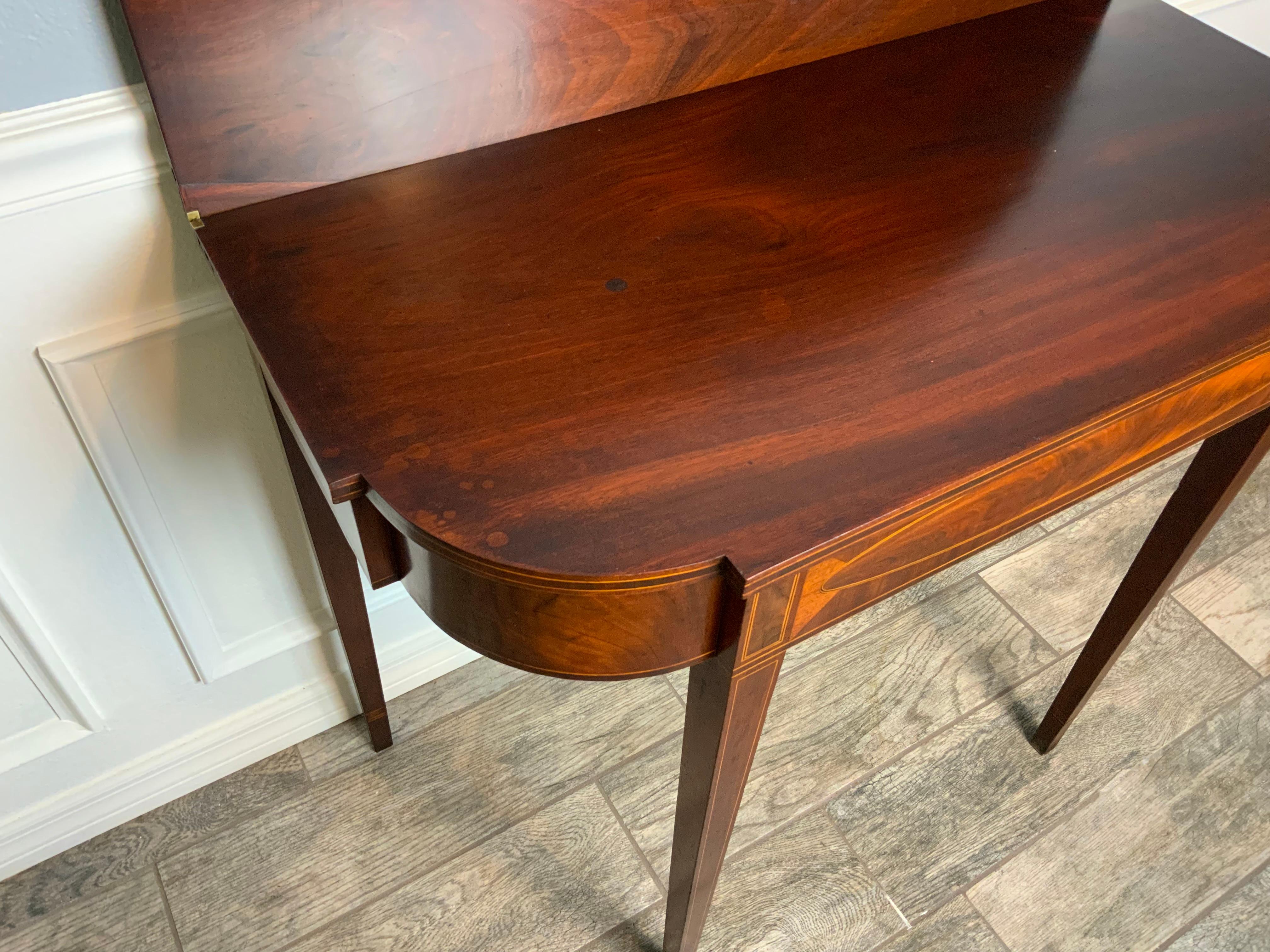 Federal Mahogany Card Table For Sale 2